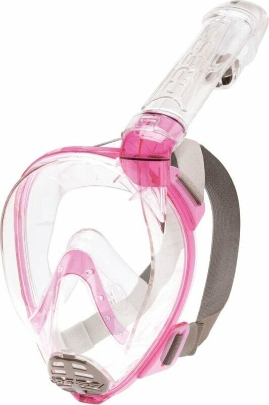 Diving Mask Cressi Baron Full Face Mask Clear/Pink S/M
