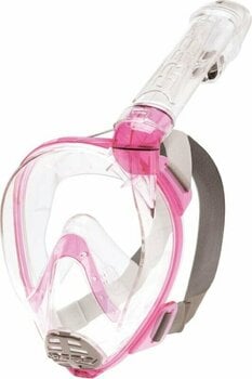 Diving Mask Cressi Baron Full Face Mask Clear/Pink S/M - 1