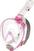 Diving Mask Cressi Baron Full Face Mask Clear/Pink S/M