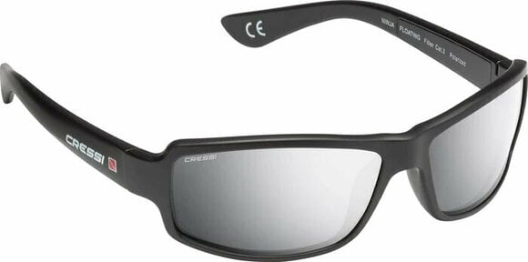 Óculos de náutica Cressi Ninja Floating Black/Mirrored Óculos de náutica - 1