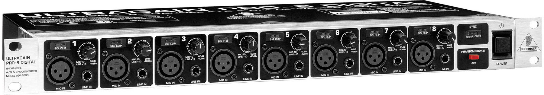 Studio-accessoires Behringer ADA 8000 ULTRAGAIN PRO-8 DIGITAL