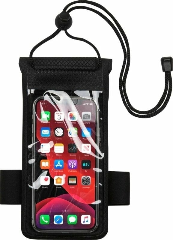 Vodotesné puzdro Cressi Float Case Floating Dry Phone Case Black