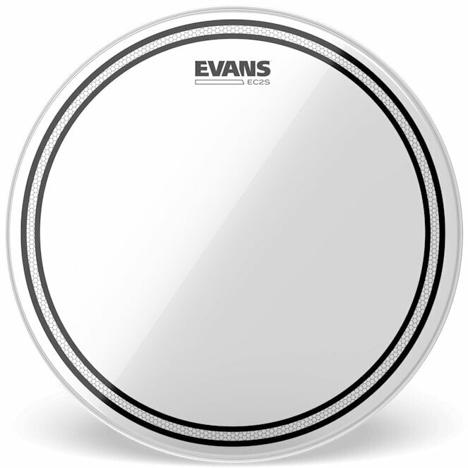 Parche de tambor Evans TT10EC2S EC2 Clear 10" Parche de tambor