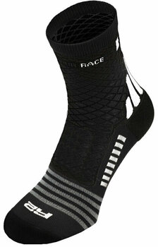 Biciklistički čarape R2 Mission Bike Socks Black M Biciklistički čarape - 1