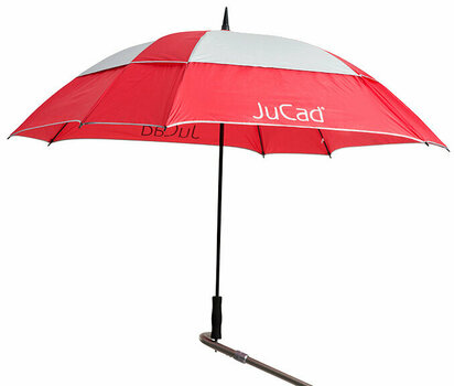 Чадър Jucad Umbrella Windproof With Pin Red/Silver - 1
