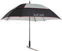 Jucad Umbrella Windproof With Pin Black/Silver/Red