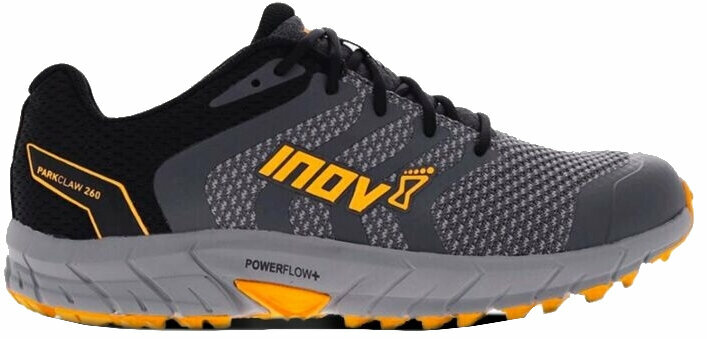Trailowe buty do biegania Inov-8 Parkclaw 260 Knit Men's Grey/Black/Yellow 45 Trailowe buty do biegania