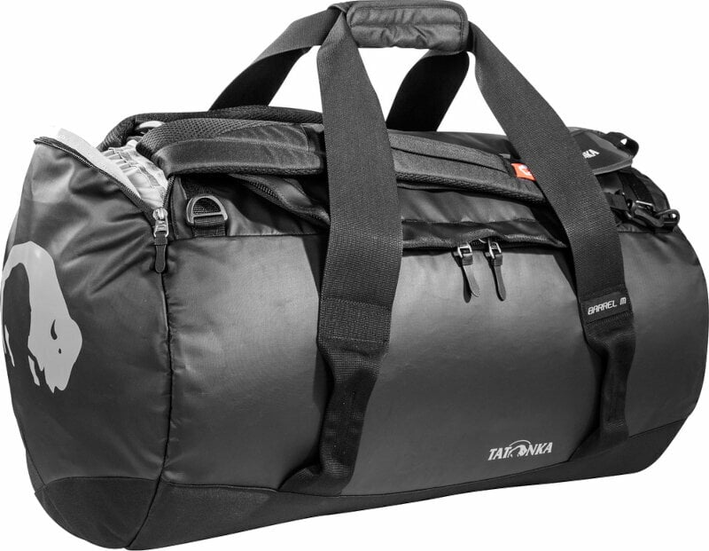 Lifestyle Backpack / Bag Tatonka Barrel M Black 65 L Bag