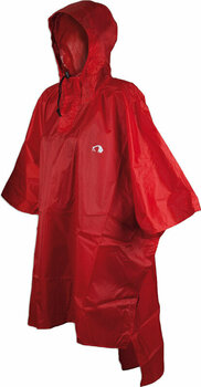 Outdoor Jacket Tatonka Poncho 2 Red M/L Outdoor Jacket - 1