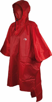 Outdoor Jacket Tatonka Poncho 3 Red XL/2XL Outdoor Jacket - 1