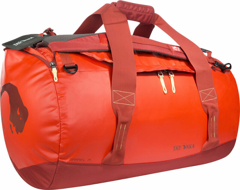 Lifestyle Backpack / Bag Tatonka Barrel M Red Orange 65 L Bag