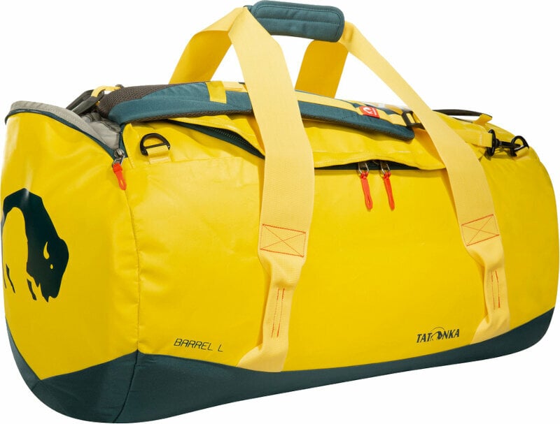 Lifestyle Backpack / Bag Tatonka Barrel L Solid Yellow 85 L Bag