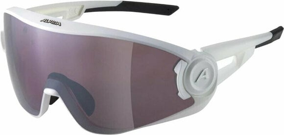 Kolesarska očala Alpina 5w1ng Q White Matt/Red Kolesarska očala - 1