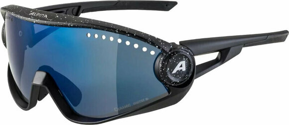 Cykelbriller Alpina 5w1ng Black Blur Matt/Blue Cykelbriller - 1