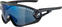 Óculos de ciclismo Alpina 5w1ng Black Blur Matt/Blue Óculos de ciclismo