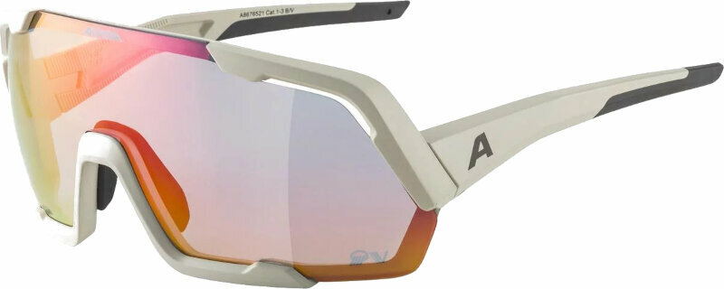 Fietsbril Alpina Rocket QV Cool/Grey Matt/Rainbow Fietsbril