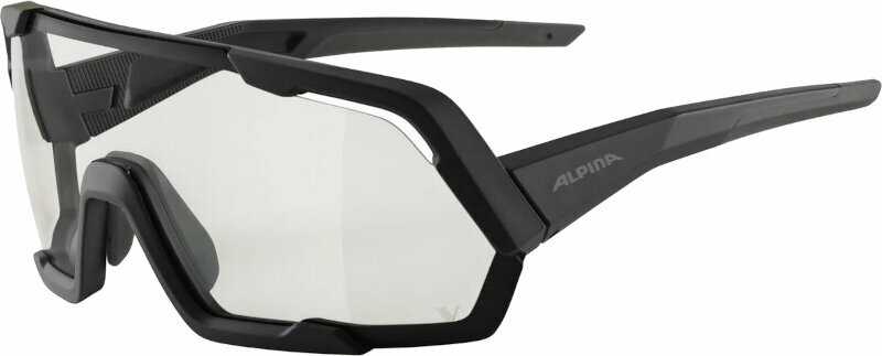 Okulary rowerowe Alpina Rocket V Black Matt/Clear Okulary rowerowe