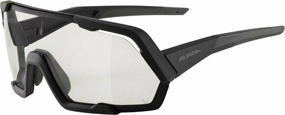 Cycling Glasses Alpina Rocket V Black Matt/Clear Cycling Glasses - 1
