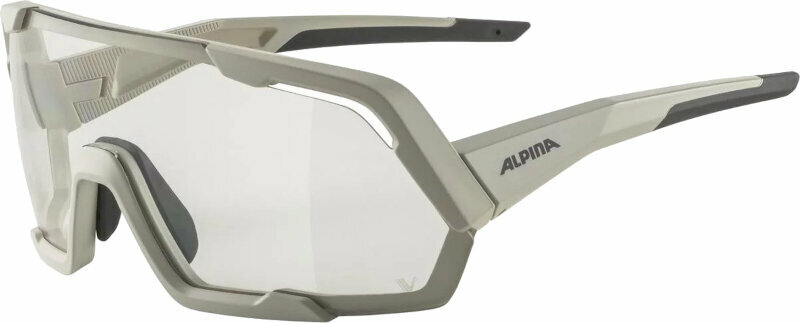 Fietsbril Alpina Rocket V Cool/Grey Matt/Clear Fietsbril