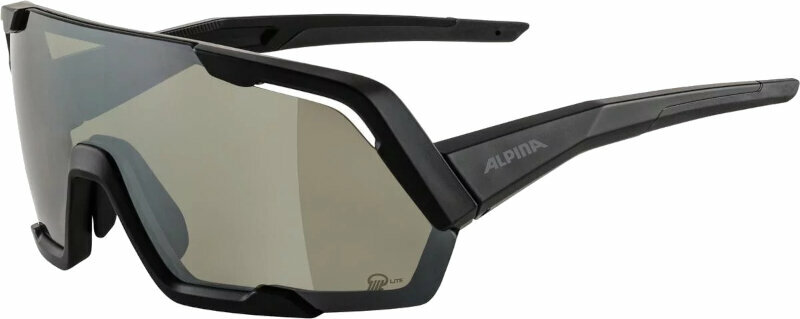 Pyöräilylasit Alpina Rocket Q-Lite Black Matt/Silver Pyöräilylasit