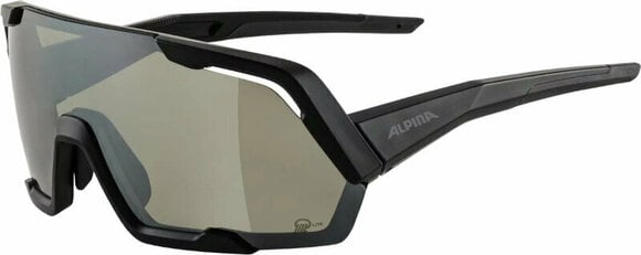 Cykelglasögon Alpina Rocket Q-Lite Black Matt/Silver Cykelglasögon - 1