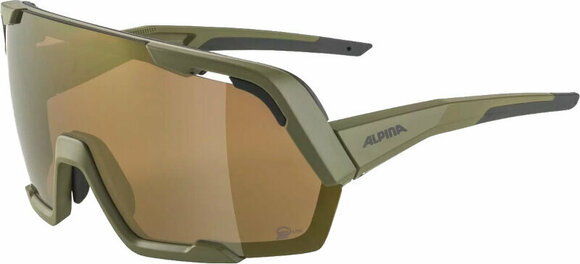Cykelglasögon Alpina Rocket Bold Q-Lite Olive Matt/Bronce Cykelglasögon - 1