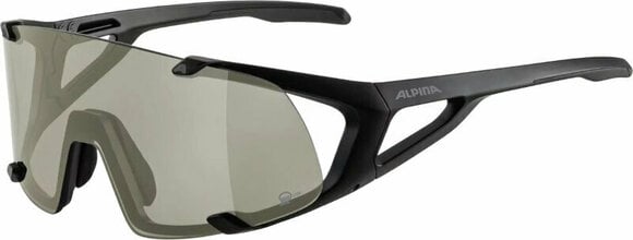 Sportbrillen Alpina Hawkeye Q-Lite Black Matt/Silver - 1