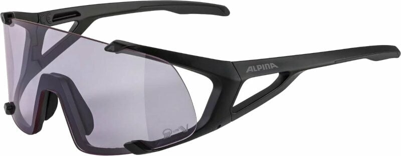 Sportbril Alpina Hawkeye S Q-Lite V Black Matt/Purple