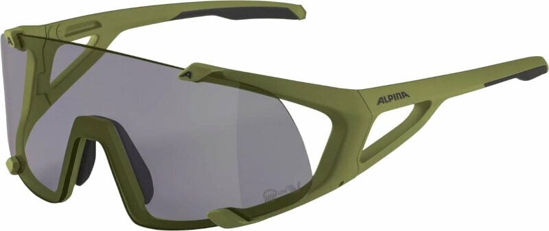 Okulary sportowe Alpina Hawkeye S Q-Lite V Olive Matt/Purple