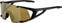 Óculos de desporto Alpina Hawkeye S Q-Lite Black Matt/Bronze