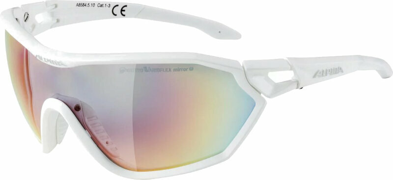 Sportglasögon Alpina S-Way QV Black Matt/Rainbow