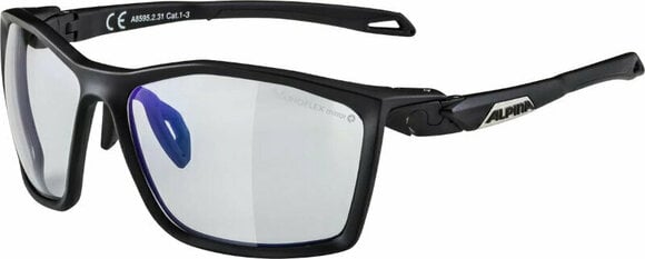 Okulary sportowe Alpina Twist Five V Black Matt/Blue - 1