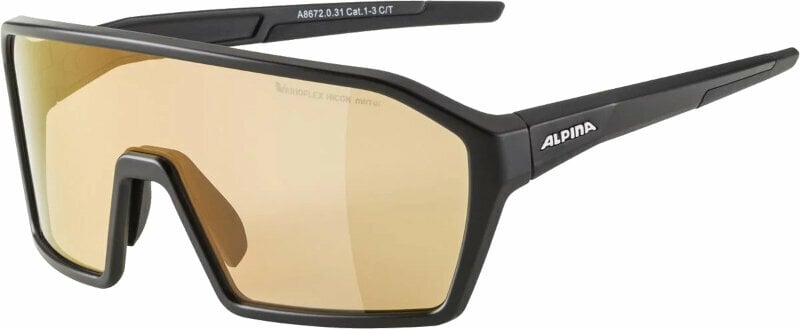 Cycling Glasses Alpina Ram Q-Lite V Black Matt/Red Cycling Glasses