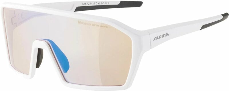 Cyklistické brýle Alpina Ram Q-Lite V White Matt/Blue Cyklistické brýle