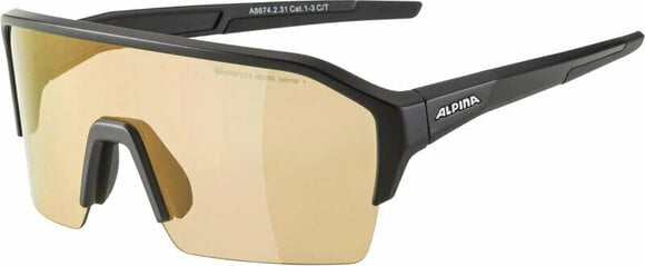Óculos de ciclismo Alpina Ram HR Q-Lite V Black Matt/Silver Óculos de ciclismo - 1