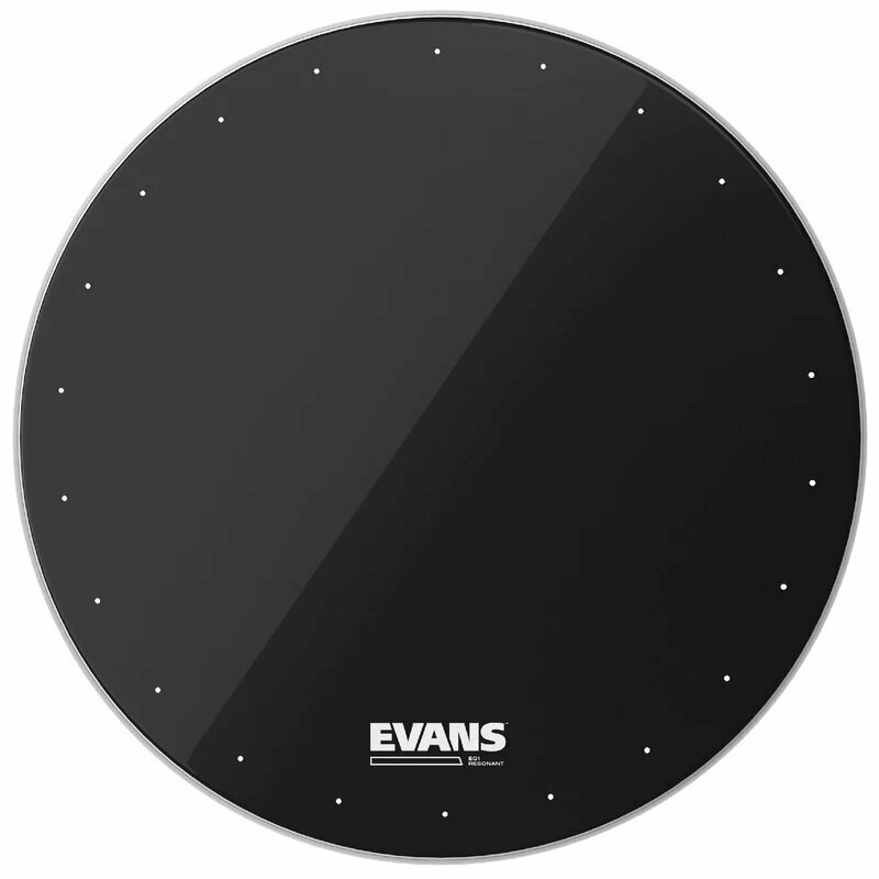 Rezonanční blána na buben Evans BD20RA EQ1 Resonant 20" Černá Rezonanční blána na buben