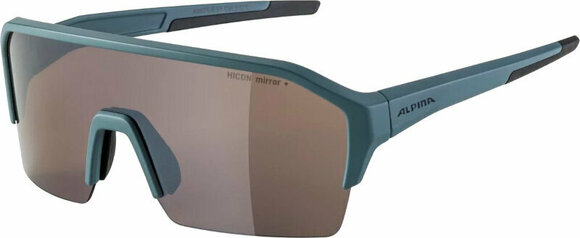 Cycling Glasses Alpina Ram HR Q-Lite Dirt/Blue Matt/Silver Cycling Glasses - 1