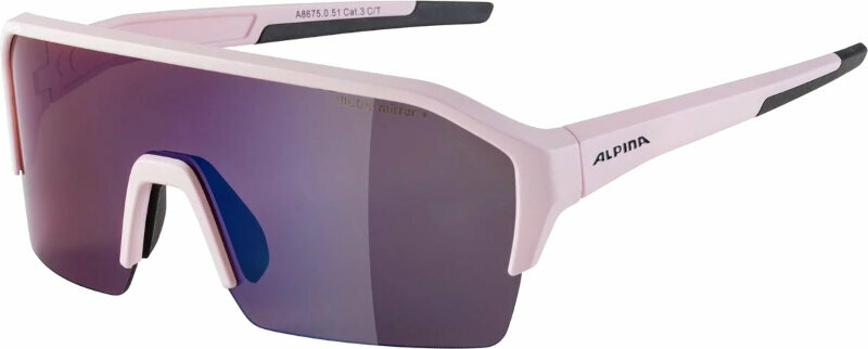 Cycling Glasses Alpina Ram HR Q-Lite Light/Rose Matt/Blue Cycling Glasses