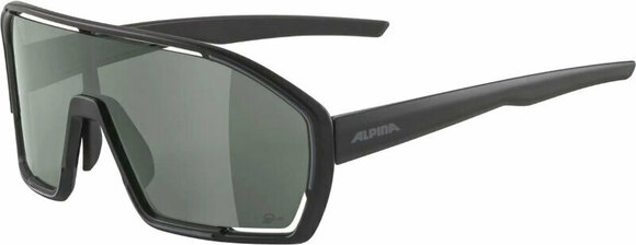Óculos de ciclismo Alpina Bonfire Q-Lite Black Matt/Silver Óculos de ciclismo - 1