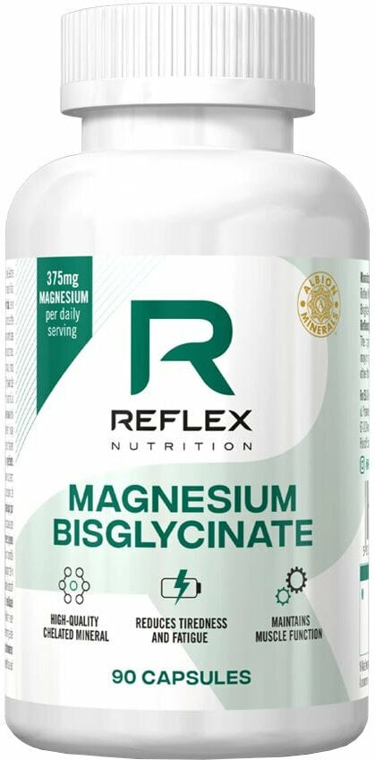 Calcium, Magnesium, Zink Reflex Nutrition Albion Magnesium 90 Capsules Calcium, Magnesium, Zink