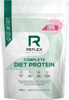 Protéine multi-composants Reflex Nutrition Complete Diet Protein Strawberry/Raspberry 600 g Protéine multi-composants - 1