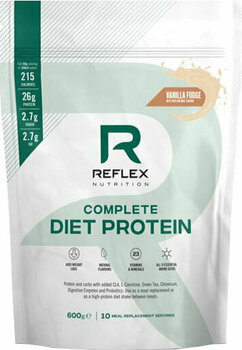Protéine multi-composants Reflex Nutrition Complete Diet Protein Vanilla Fudge 600 g Protéine multi-composants - 1