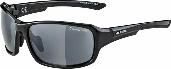 Sportbrillen Alpina Lyron Black/Grey Gloss/Black - 1