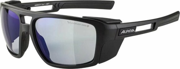 Óculos de sol para exterior Alpina Skywalsh V Black Matt/Blue Óculos de sol para exterior - 1