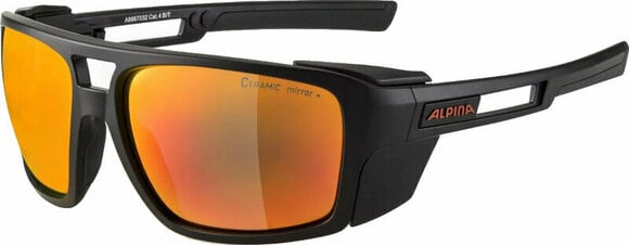 Outdoor Sunglasses Alpina Skywalsh Black Matt/Red Outdoor Sunglasses - 1