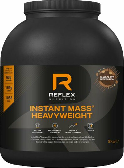 Carbohydrate / Gainer Reflex Nutrition Instant Mass Heavy Weight Chocolate 2000 g Carbohydrate / Gainer
