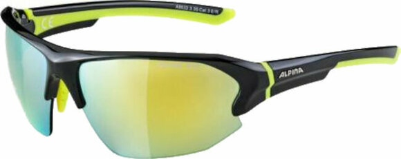 Ochelari pentru sport Alpina Lyron HR Black/Neon Yellow Gloss/Yellow - 1
