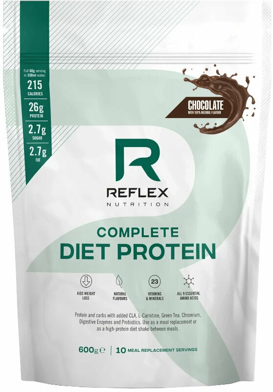 Proteina multi-componenta Reflex Nutrition Complete Diet Protein Chocolate 600 g Proteina multi-componenta