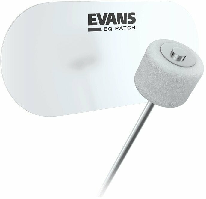 Bass Drum Head Pad Evans EQPC2 EQ Patch Polyester Double Bass Drum Head Pad