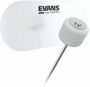Bass Drum Head Pad Evans EQPC2 EQ Patch Polyester Double Bass Drum Head Pad - 1